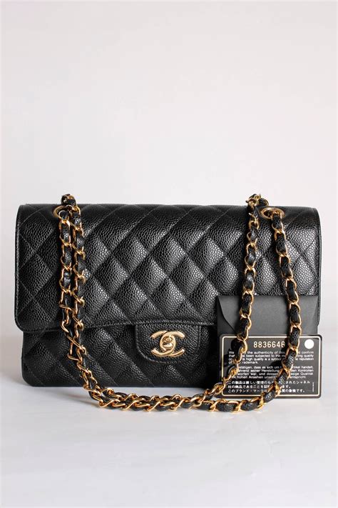 chanel 2.55 caviar leather